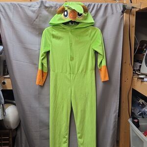 Pokemon Grookey Hooded Jumpsuit Classic Child Costume Size S/P 4-6